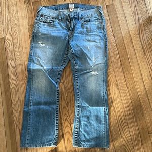 True Religion light denim size 33